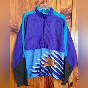 Vintage 90s Nike Windbreaker Lightweight Pullover Jacket Size Large